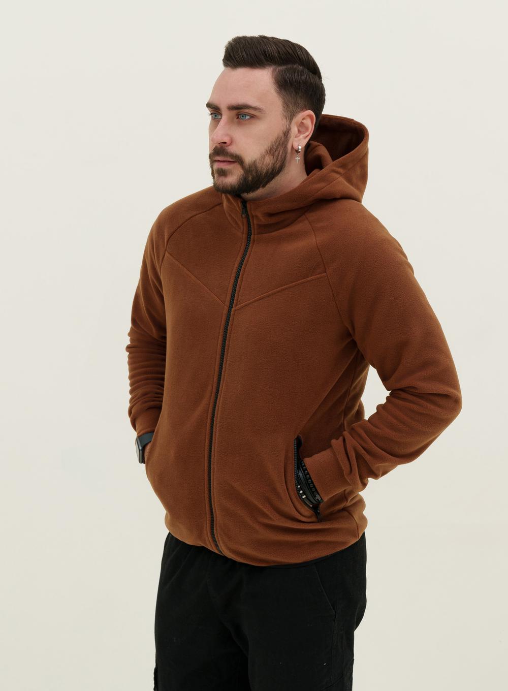 Тепле худі Gazza Fleece Brown