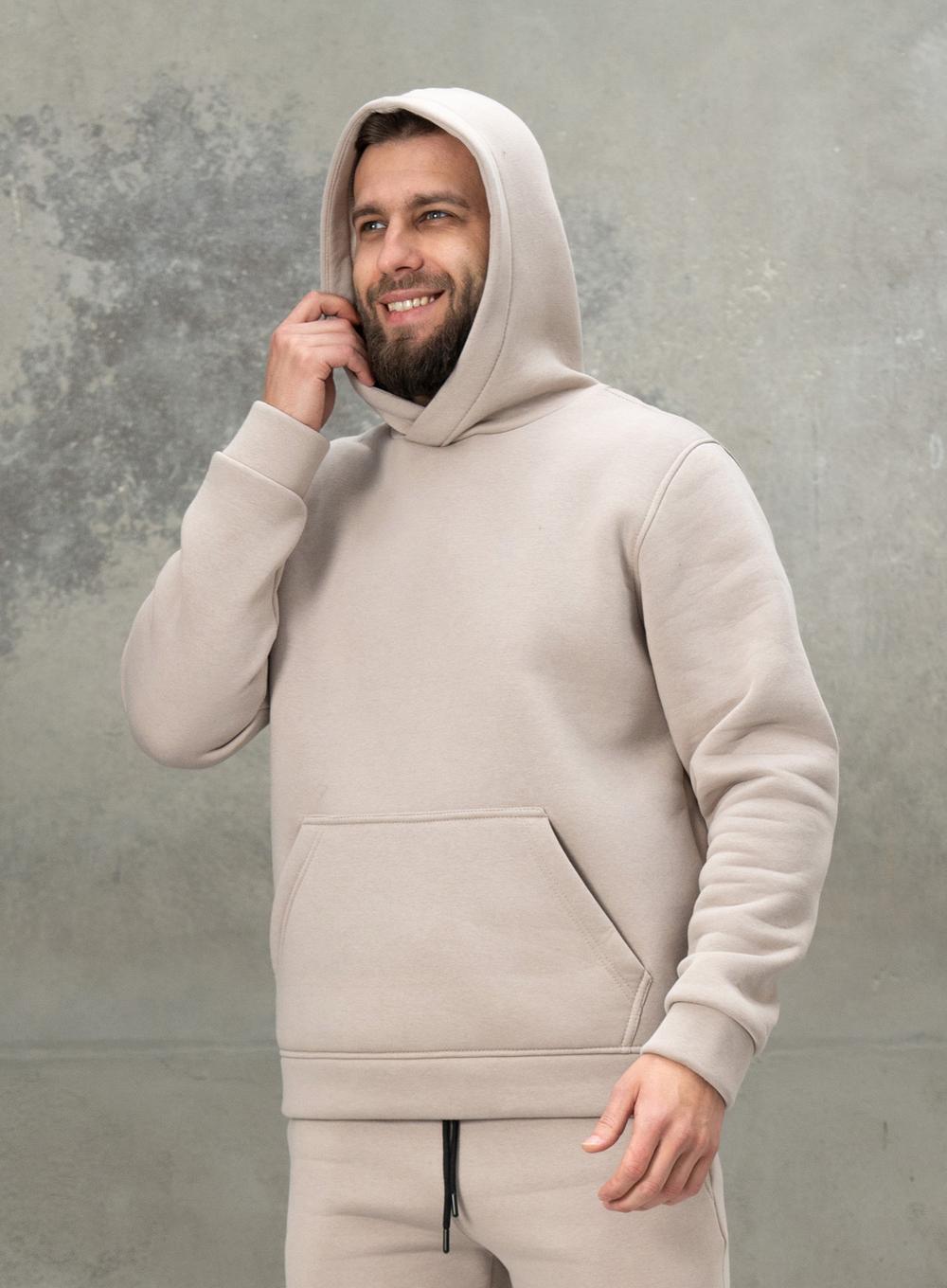 Warm hoodie Hood Sand