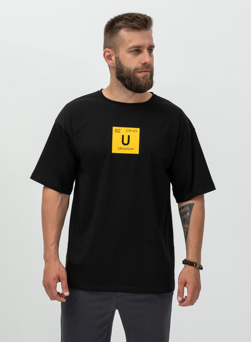 T-shirt Oversize Ukranium Black