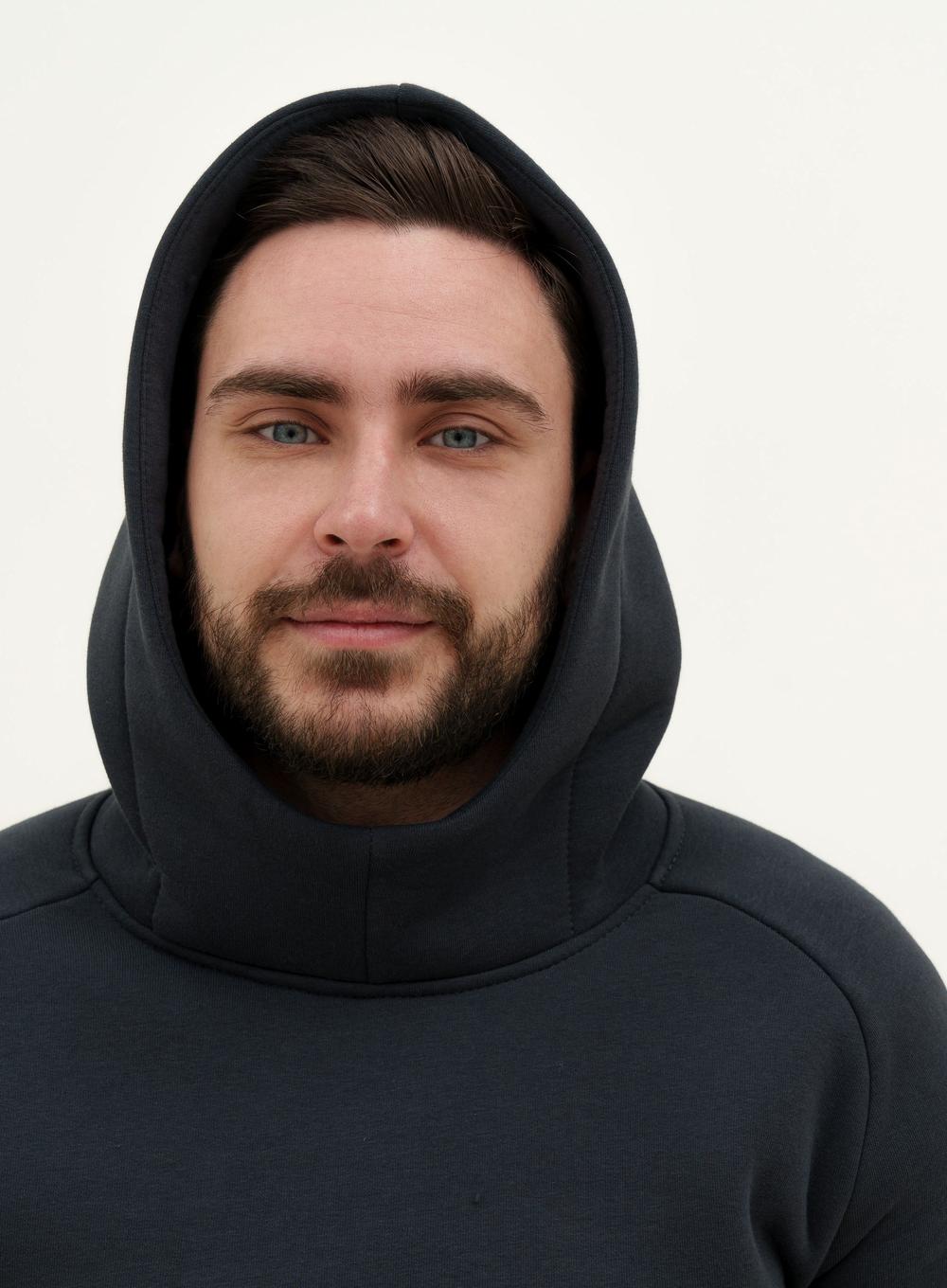 Warm hoodie Minotaur Graphite