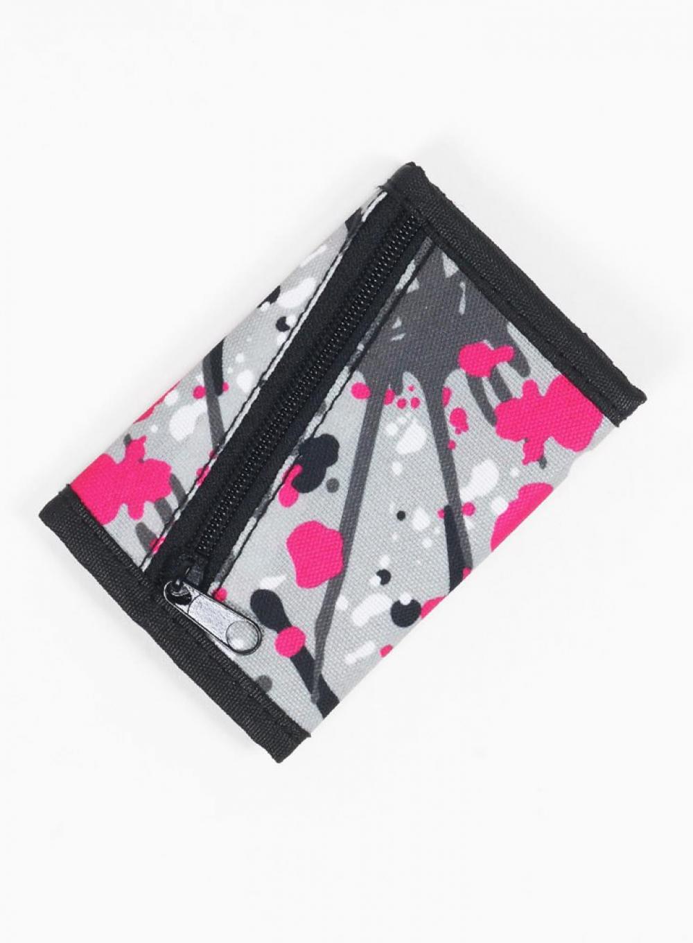 Nylon wallet Fander Blur Grey