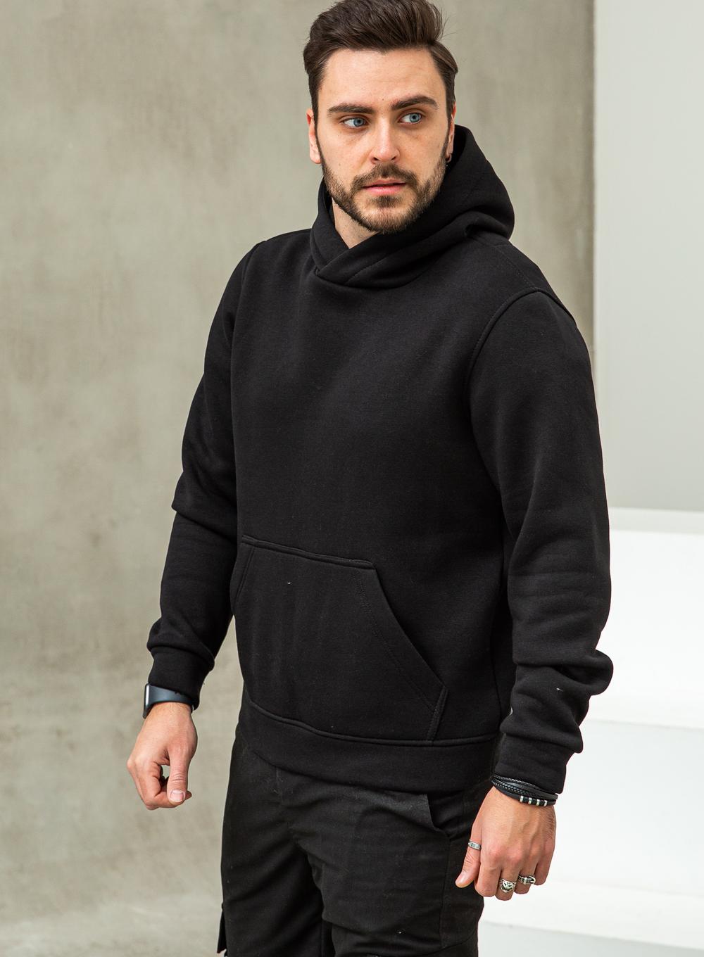 Теплий балахон Hood Black