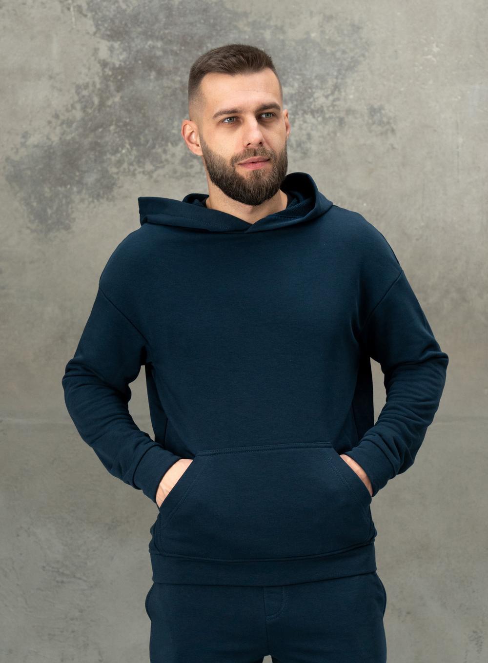 Hoodie Oversize French Navy