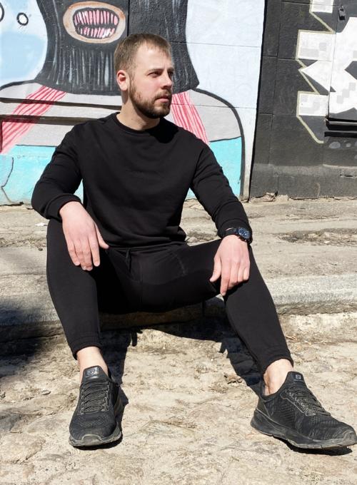 Спортивные штаны Pou French Black