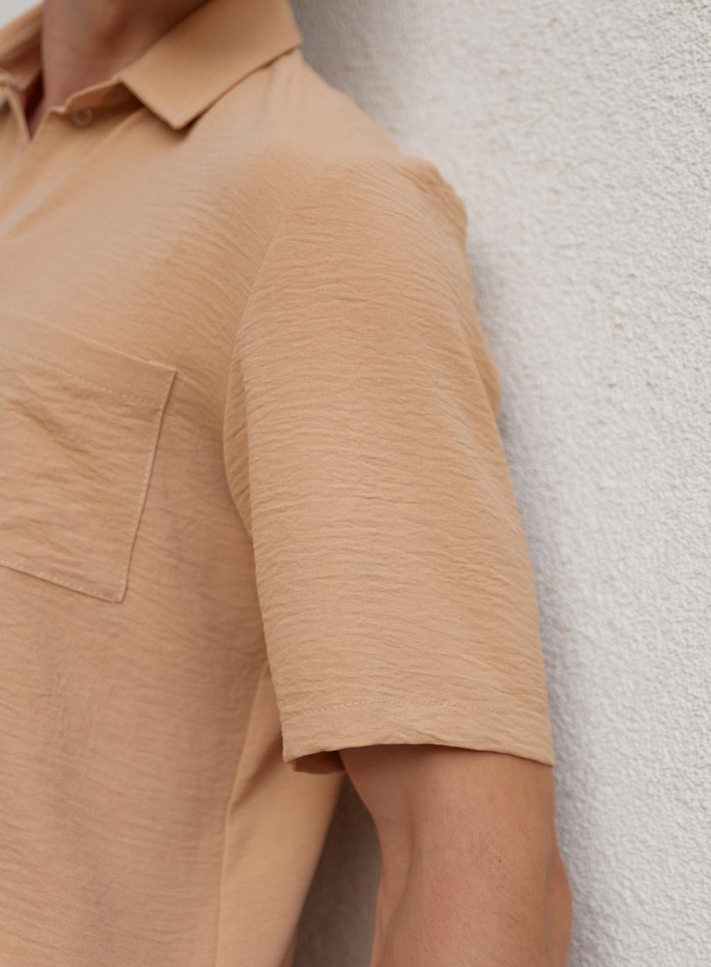 Summer suit American flax Sand