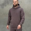 Warm hoodie Hood Chocolate Plum