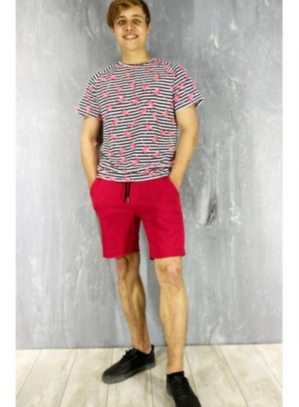 Футболка Sol Flamingo Stripe