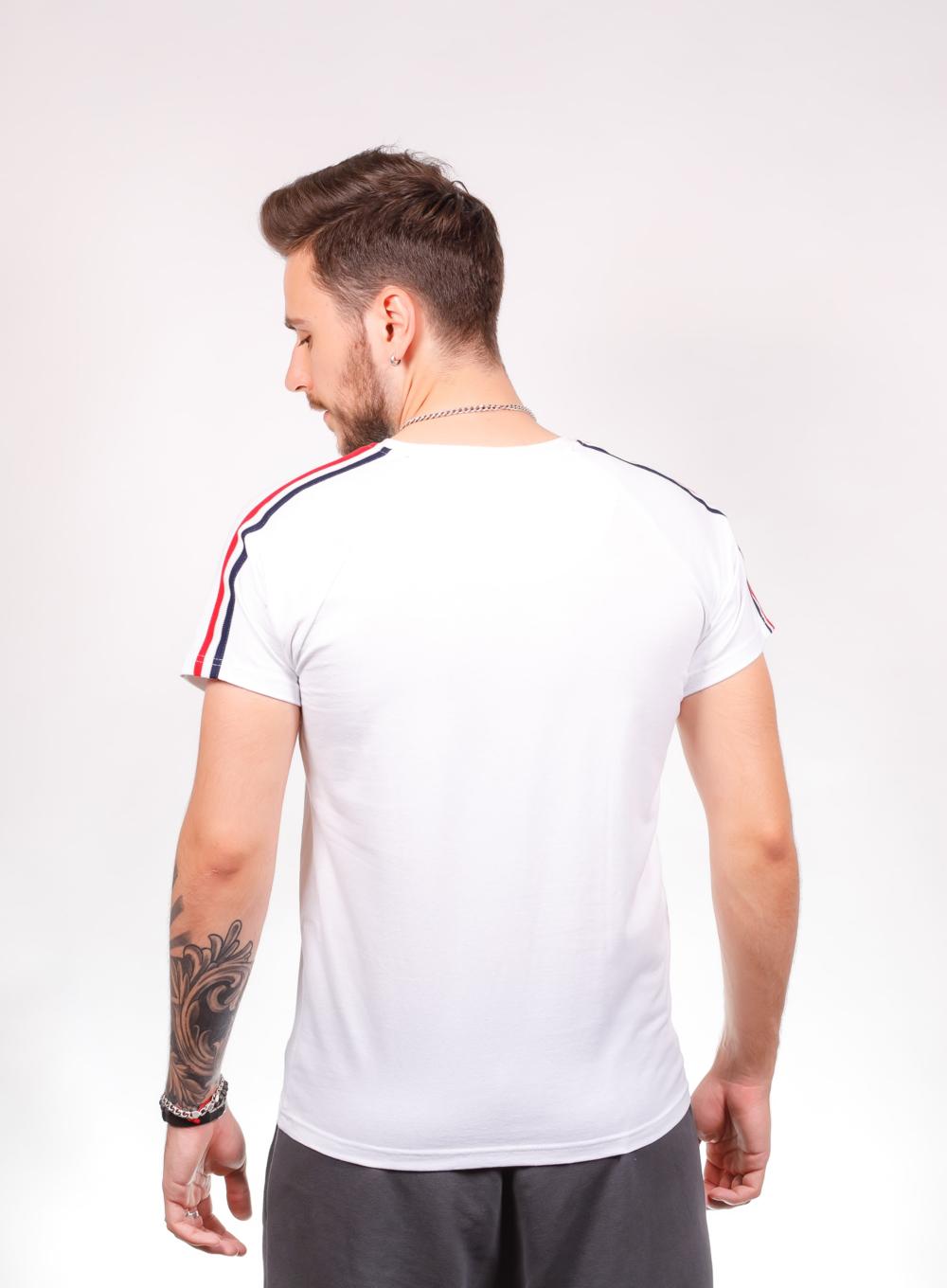 T-shirt Tars Shoulder Fra White