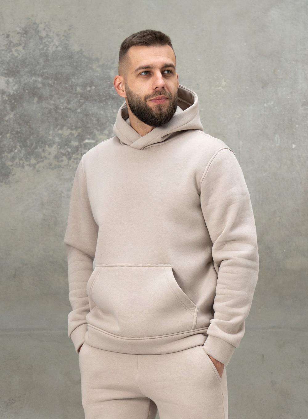 Warm hoodie Hood Sand