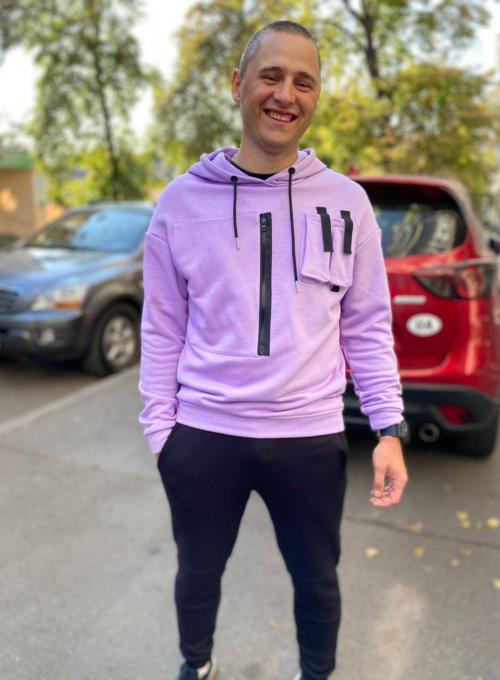 Балахон Oversize Pocket Purple