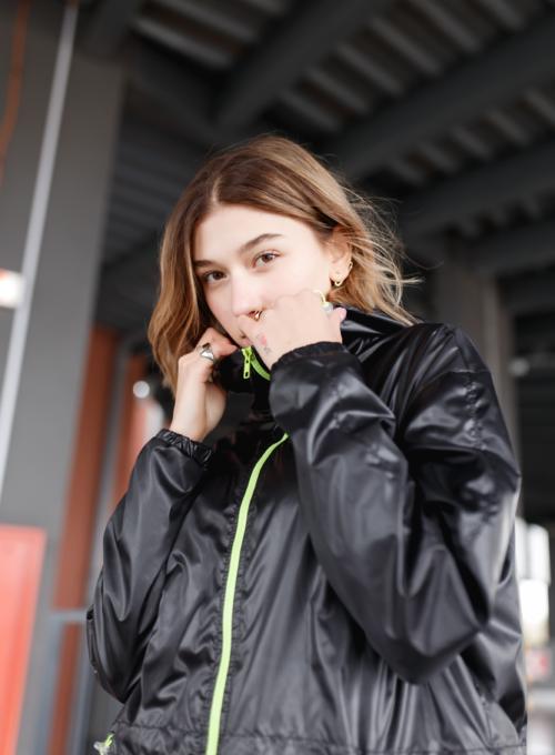 Windbreaker March Blk\Sal
