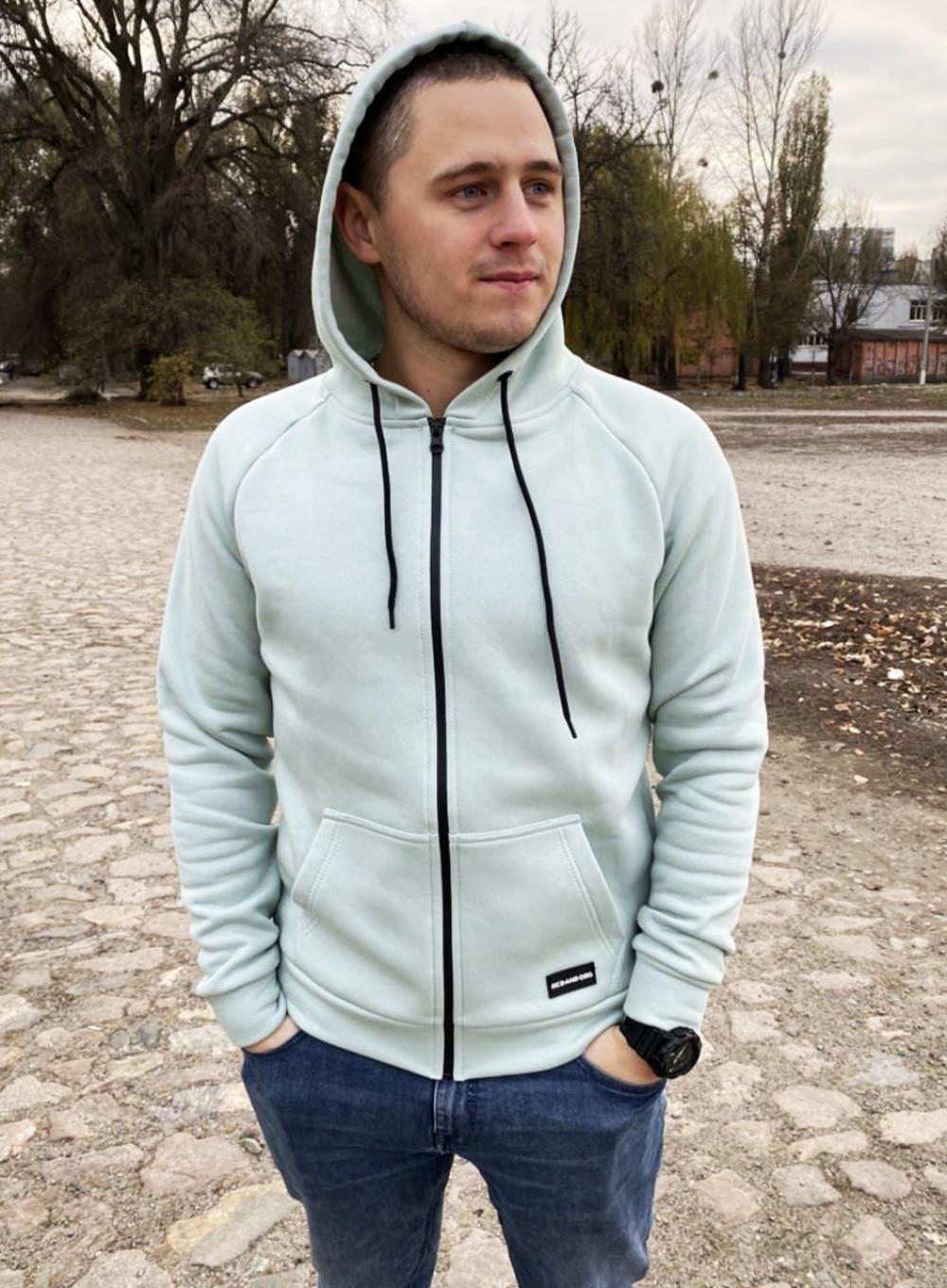 Тепле худі Beket Mint