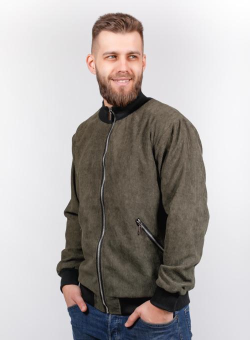 Light bomber Velvet Khaki