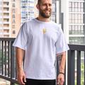  T-shirt Oversize Тризуб White