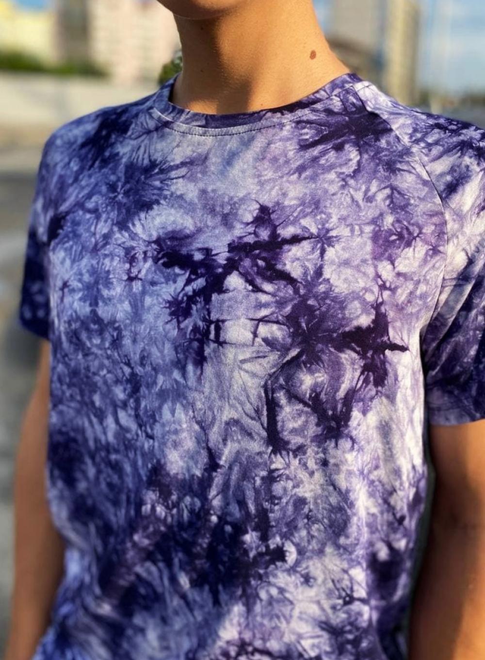 Футболка Sol Tie Die Purp