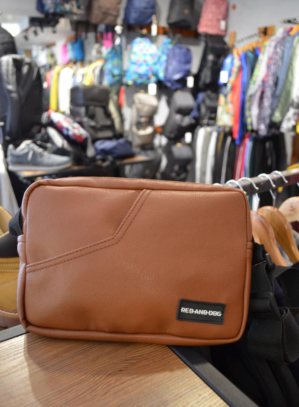 Shoulder bag Newton Leatherette Brown