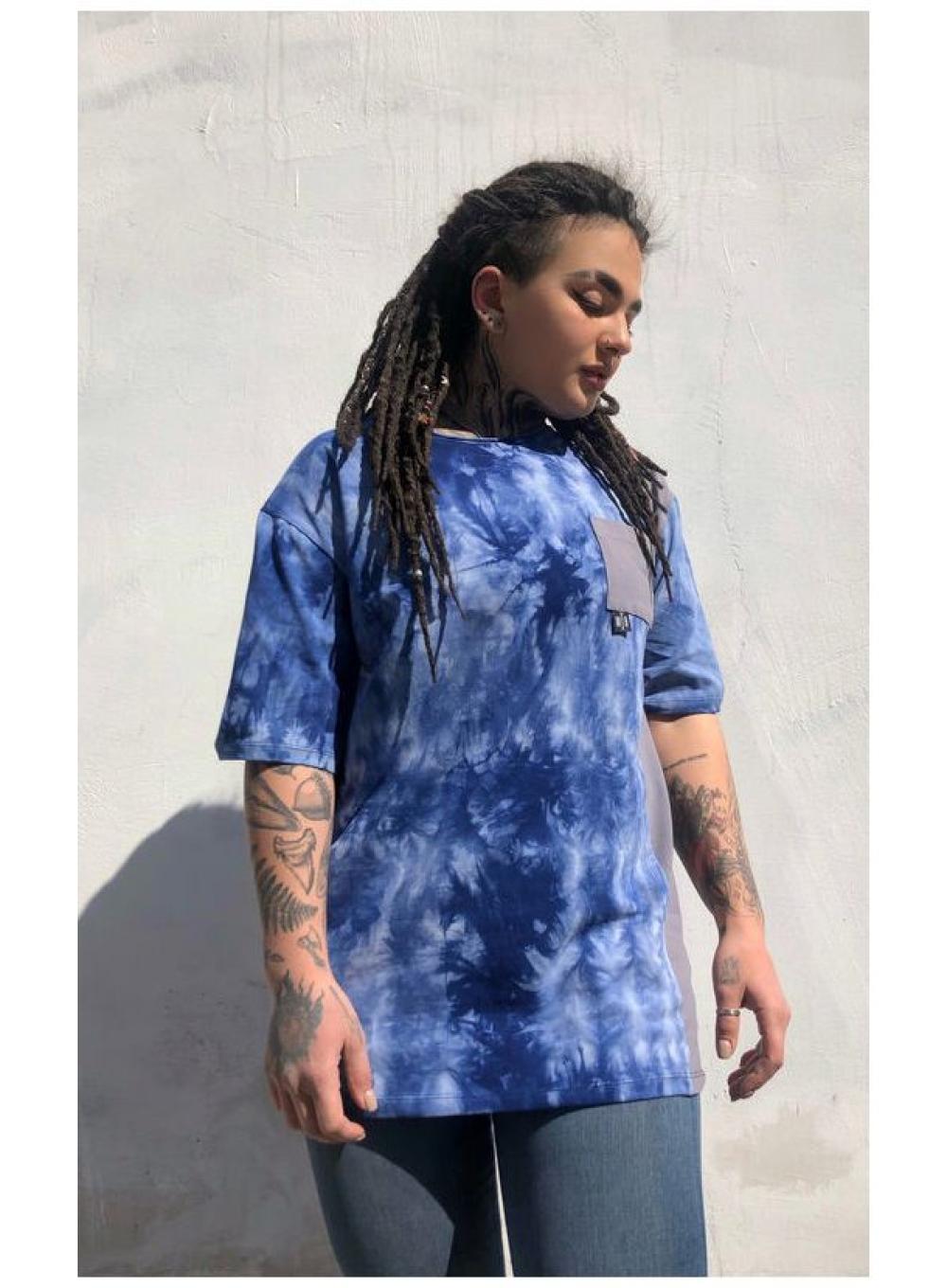 Футболка tie-dye Navy