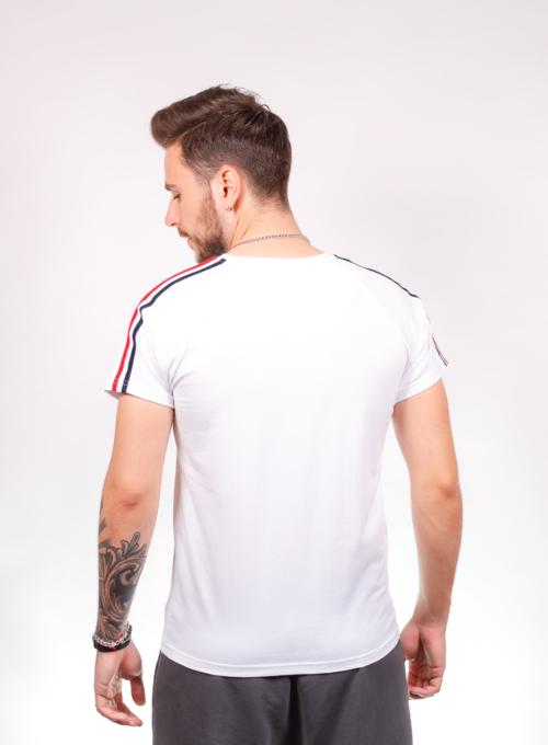 T-shirt Tars Shoulder Fra White