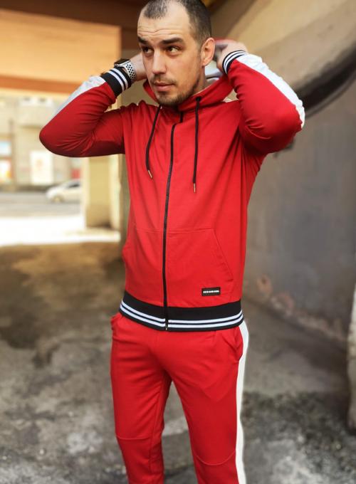 Худи Colombo Stripe Red