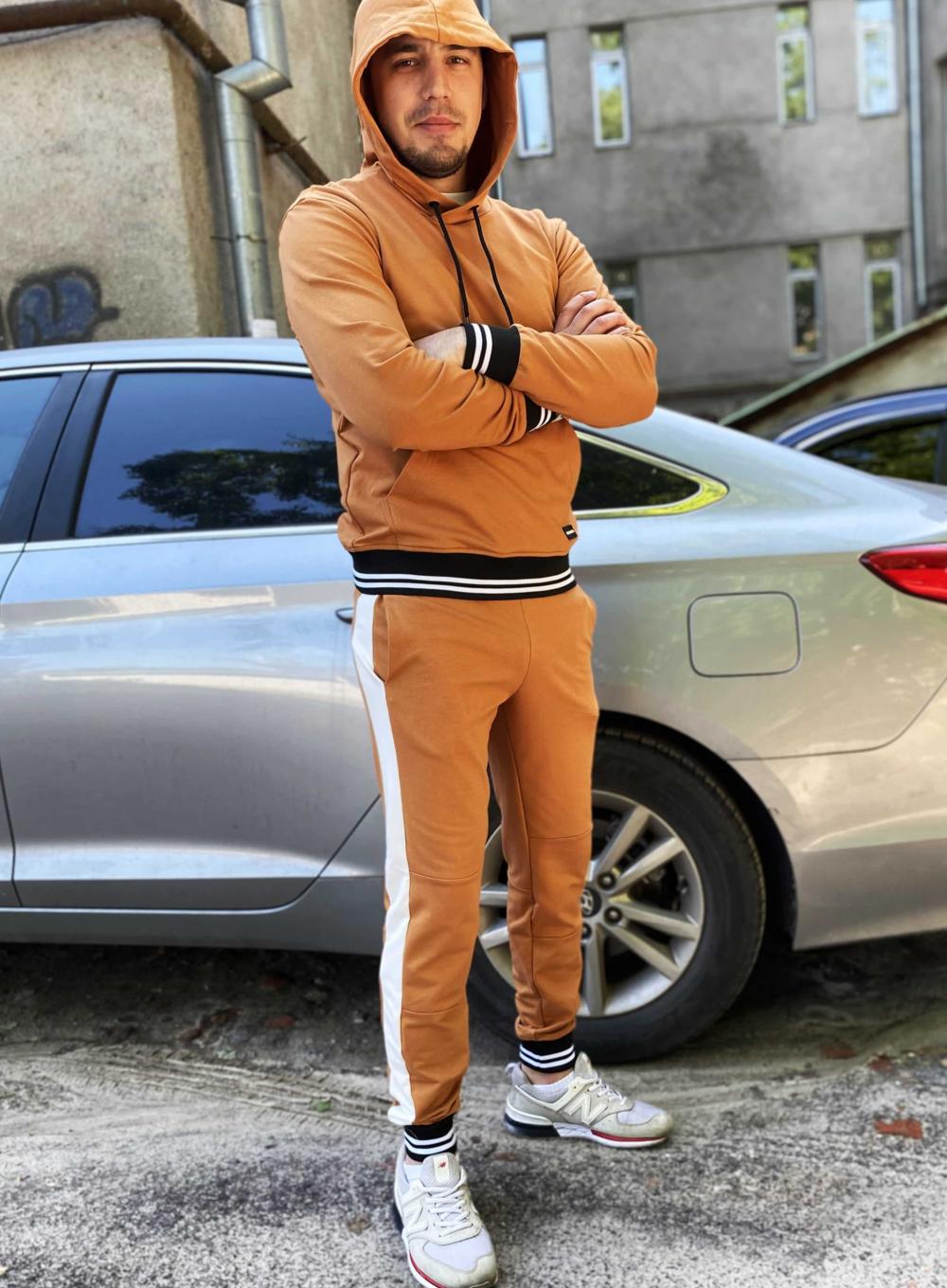 Sports suit Stripe Sand