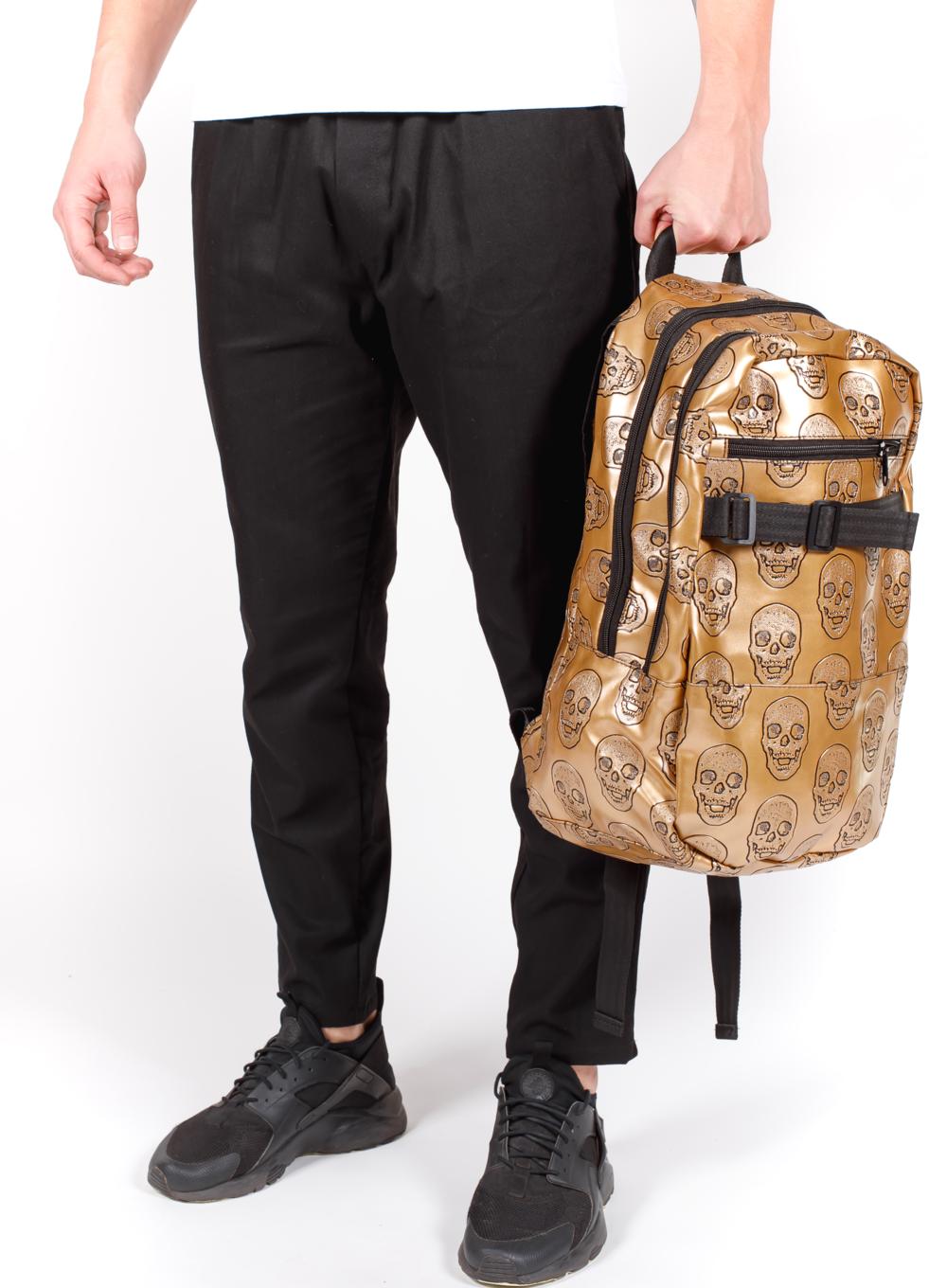 Рюкзак Crews Leatherette Gold Skull