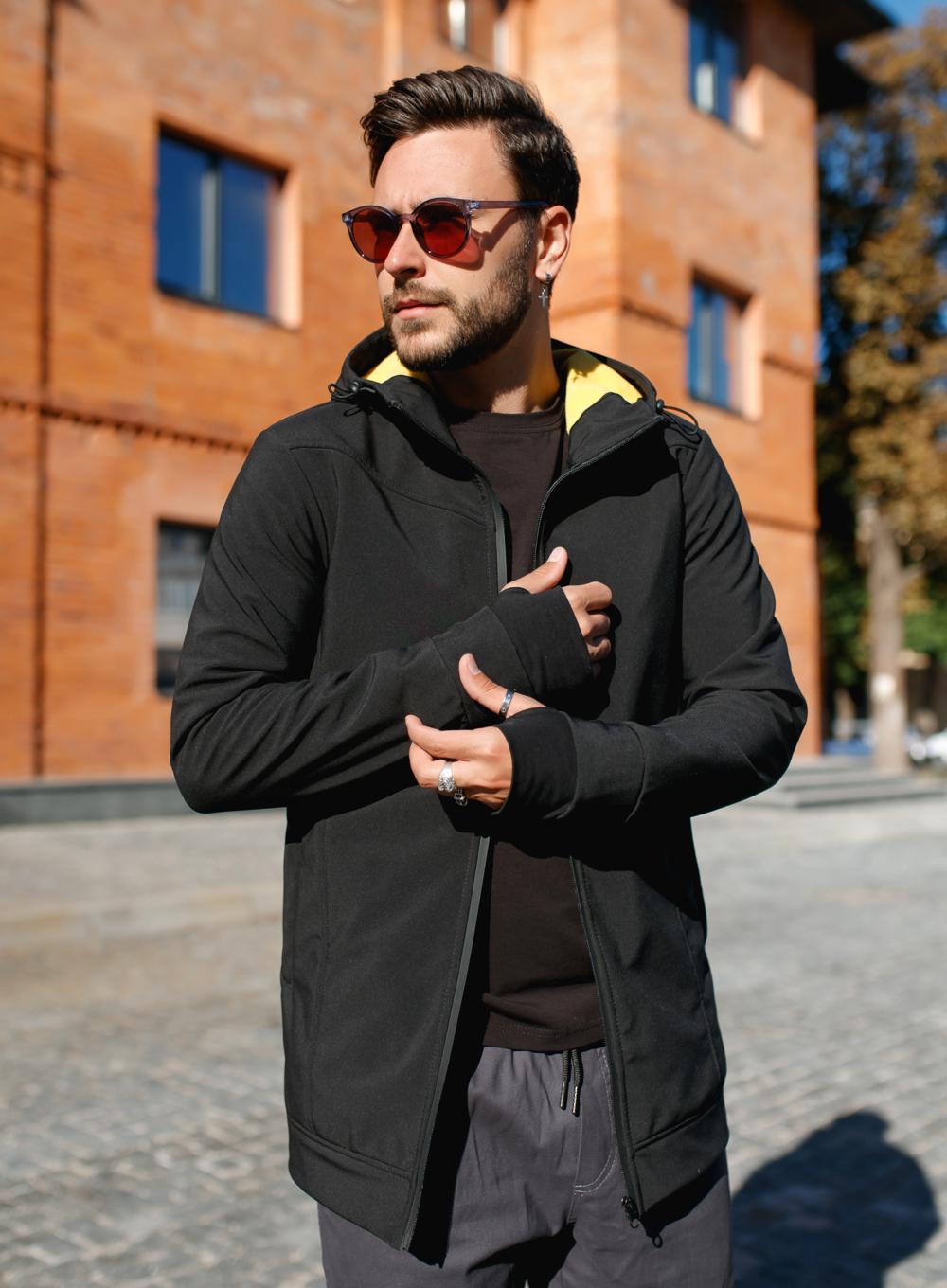 Куртка Softshell Blk\Ylw