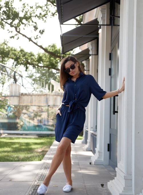 Женский костюм American flax Navy
