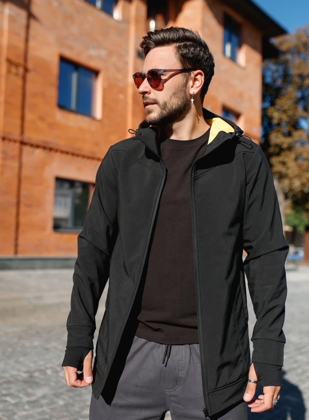 Куртка Softshell Blk\Ylw