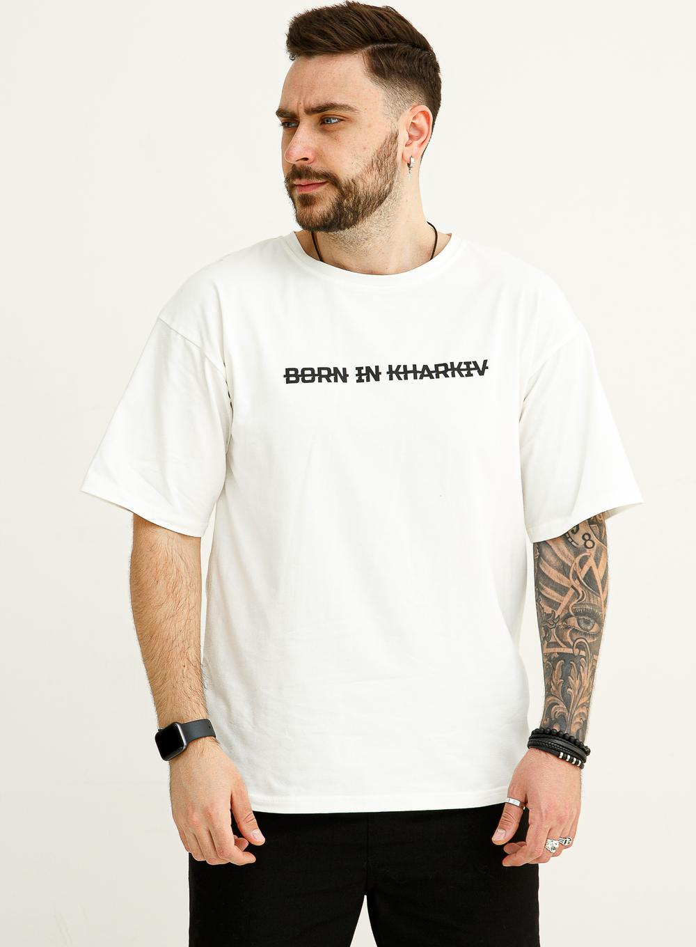 T-shirt Oversize Born White