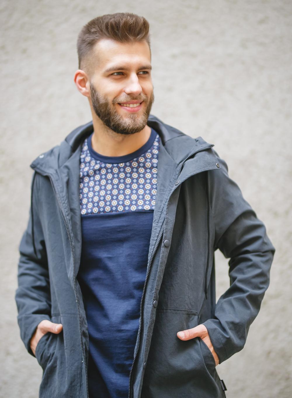 Windbreaker Button Hard-Coal