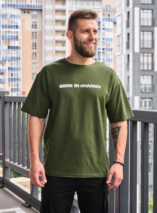 T-shirt Oversize Born Khaki