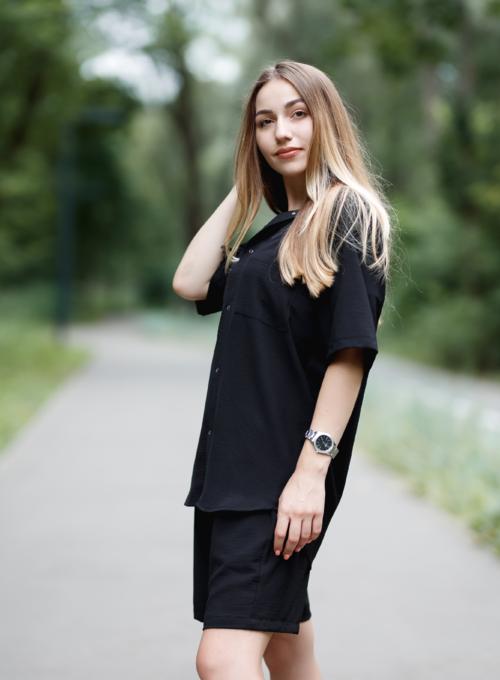 Пляжні шорти Plage Black Фото 2