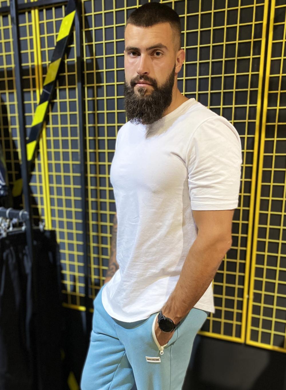  T-shirt Long White