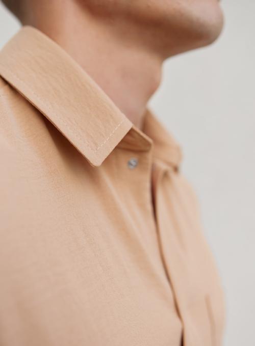 Summer suit American flax Sand