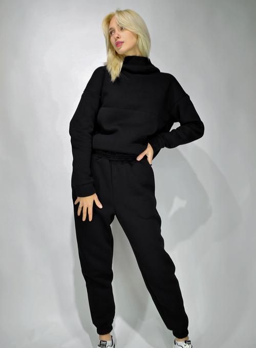 Теплий жіночий костюм WSW001 Black