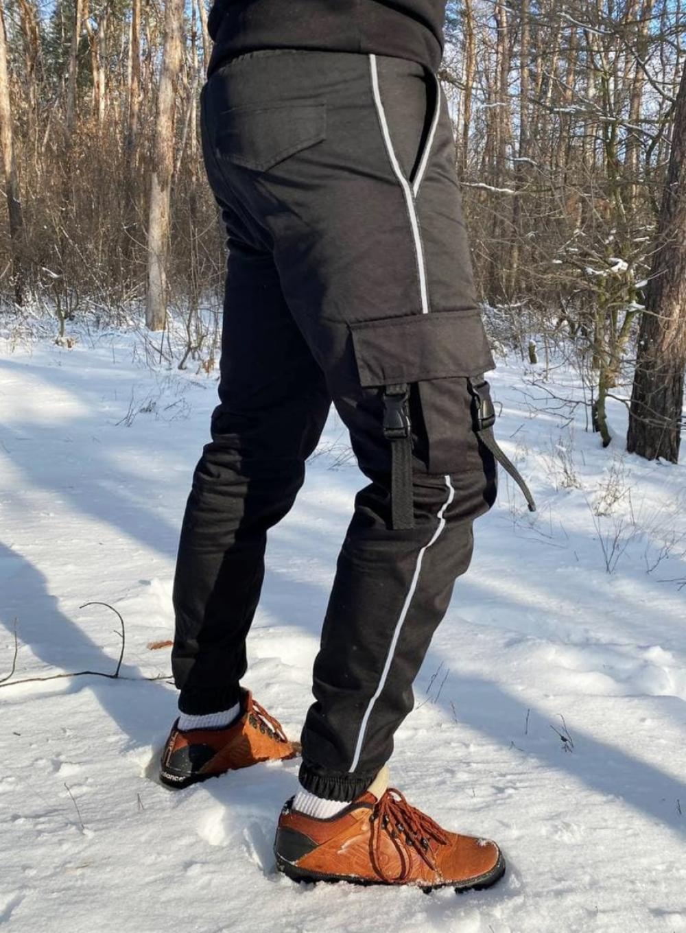 Cargo Pants Snap Ref Black