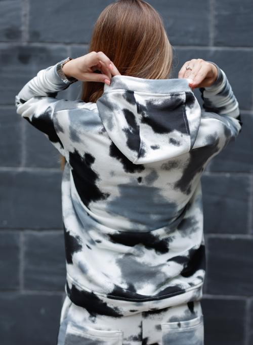 Балахон Phoenix French Tie Die Grey