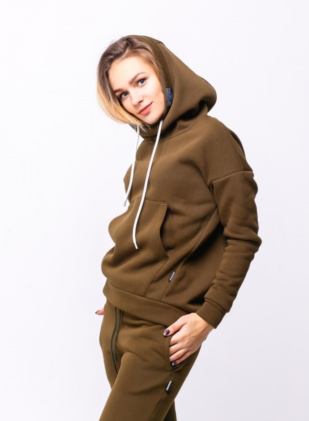 Warm hoodie Phoenix Khaki