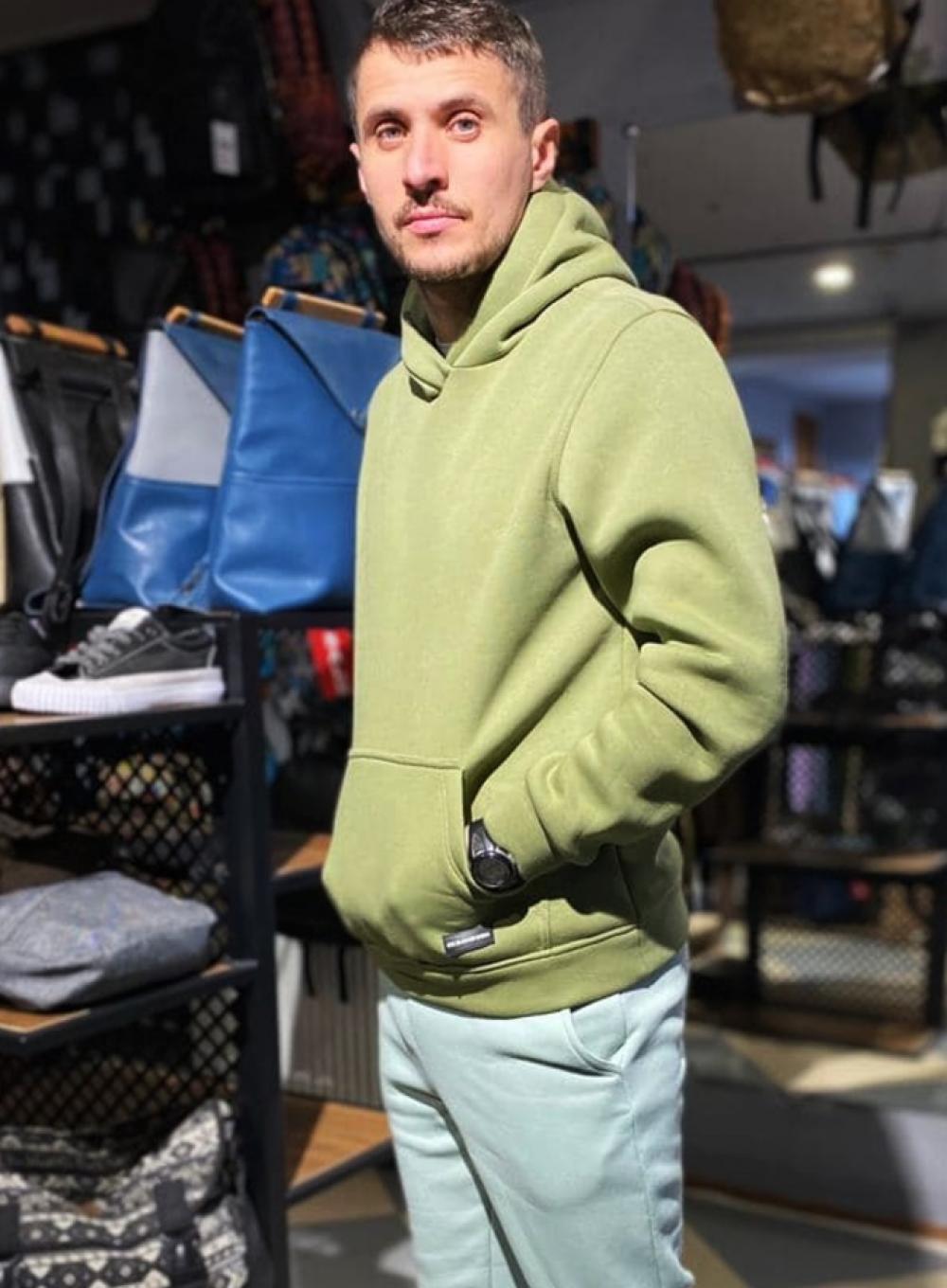 Теплий балахон Hood Olive