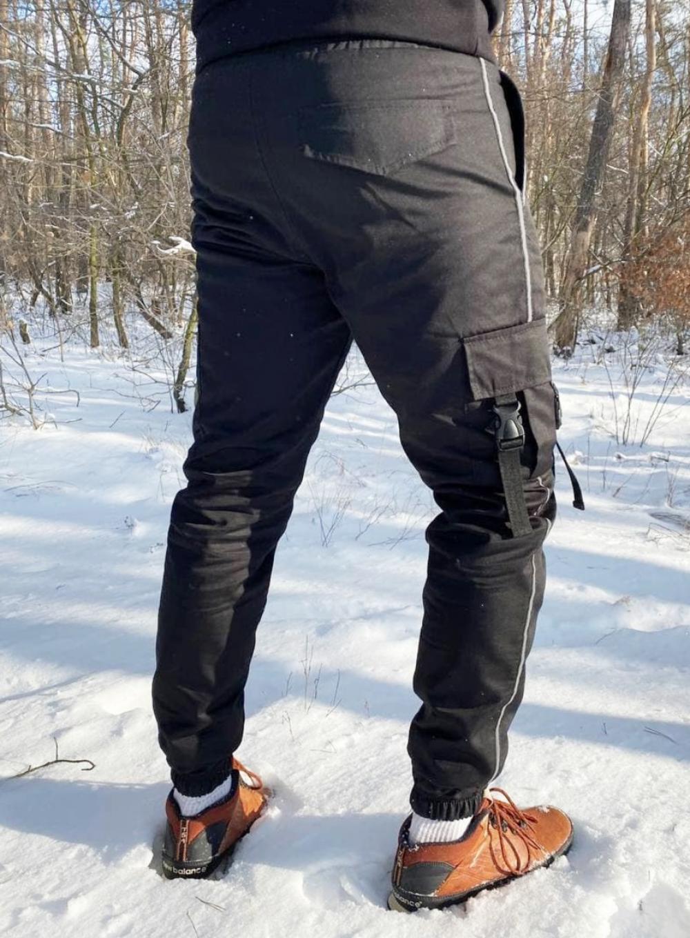 Cargo Pants Snap Ref Black