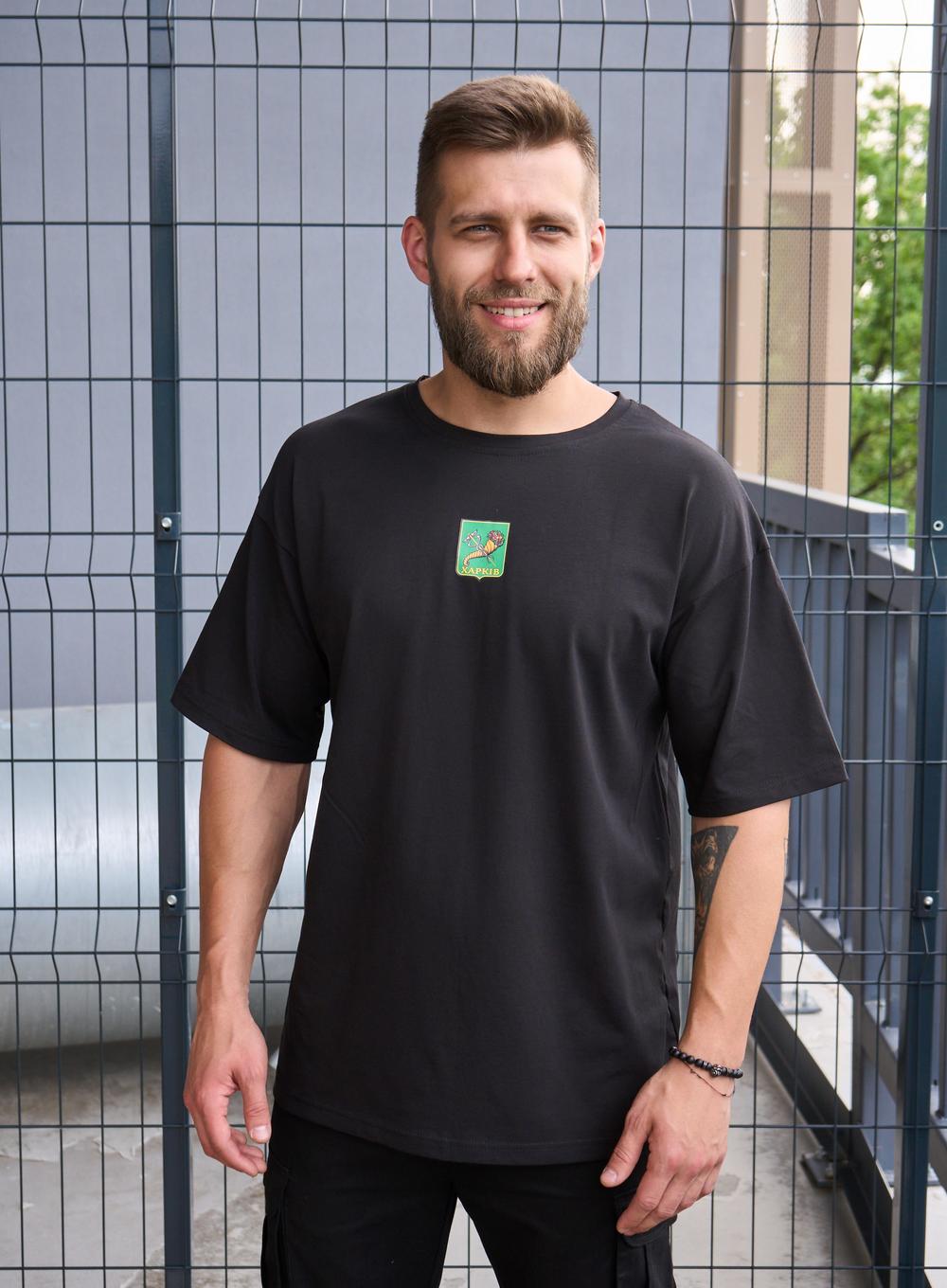  T-shirt Oversize Харків Black