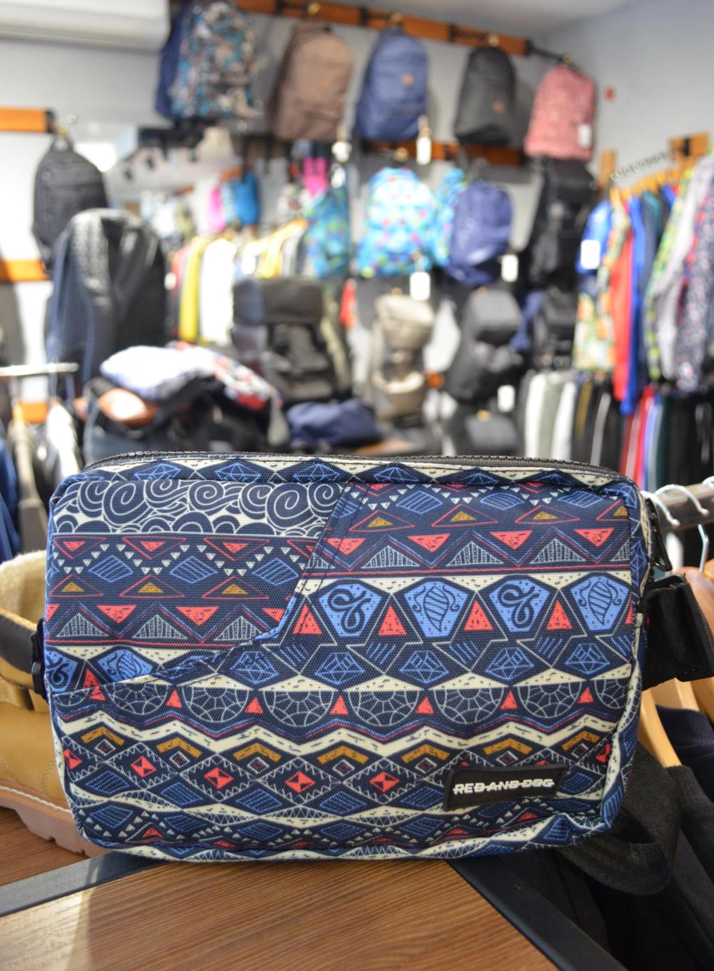 Shoulder bag Newton Ornament Navy