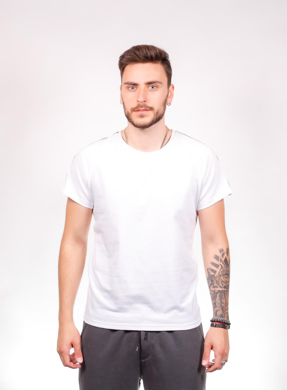 T-shirt Tars Shoulder Fra White