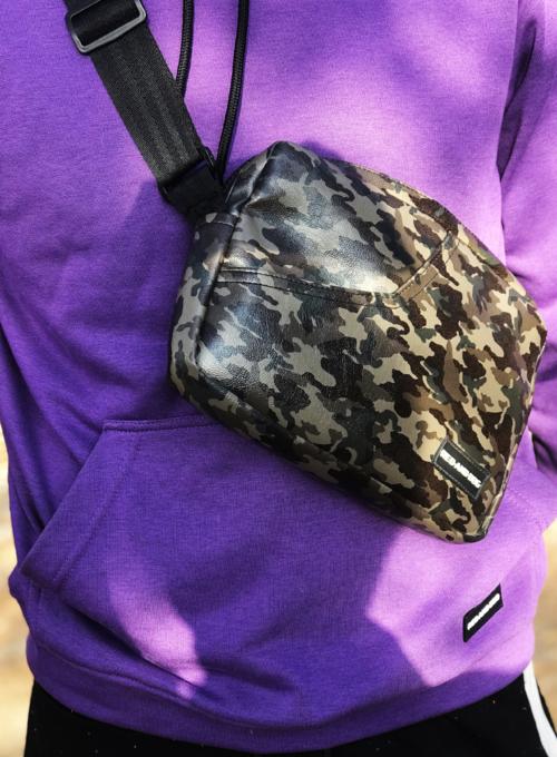 Shoulder bag Newton Leatherette Camo