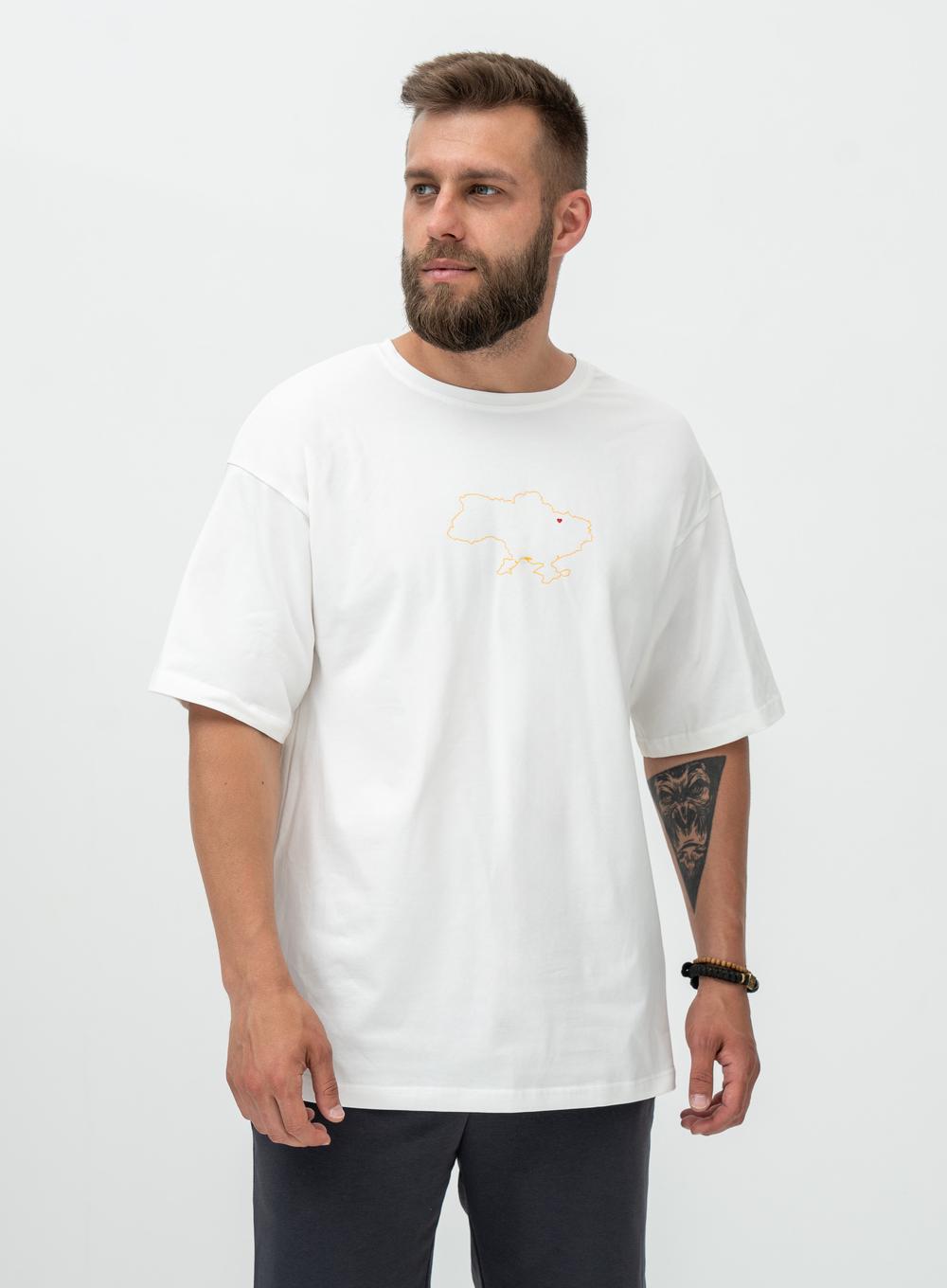 Футболка Oversize From Kharkiv with love White