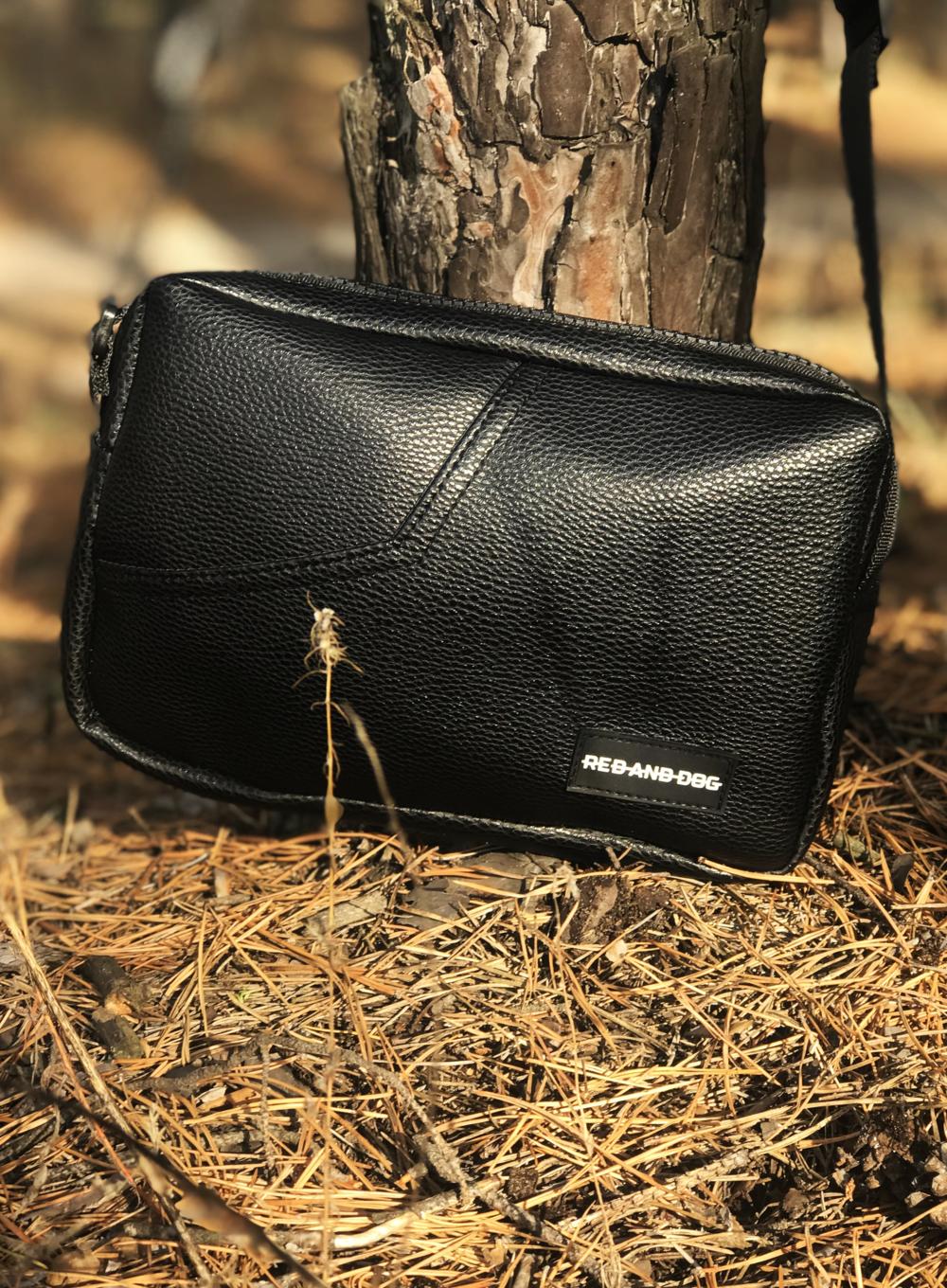 Shoulder bag Newton Leatherette Black