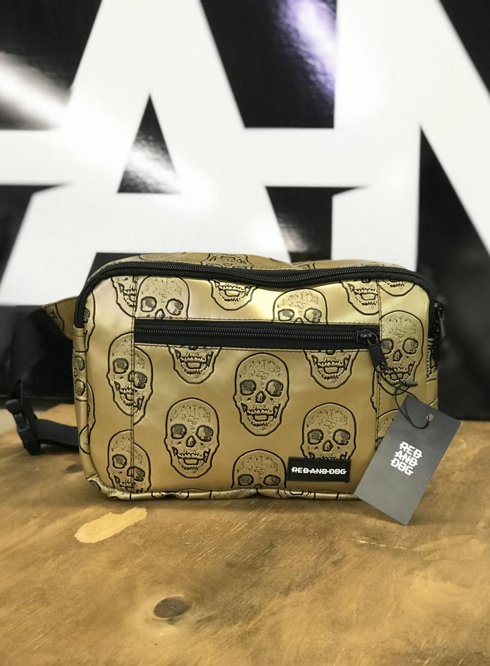 Shoulder bag Trace Gold Skull