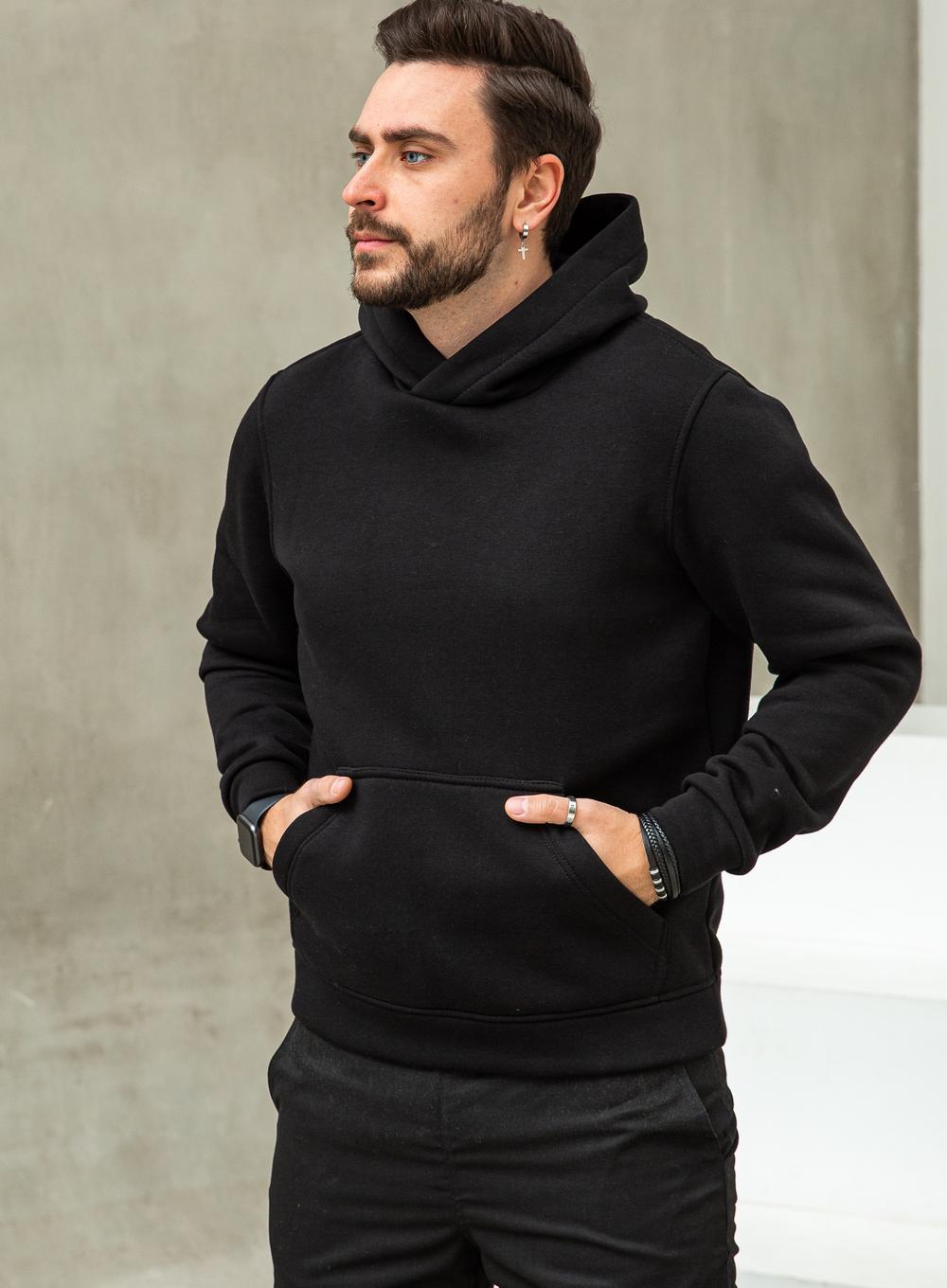 Теплий балахон Hood Black