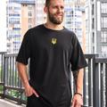  T-shirt Oversize Тризуб Black