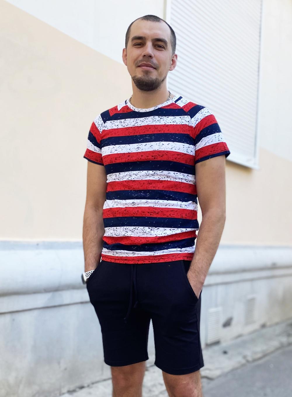 Футболка Sol Red Stripe